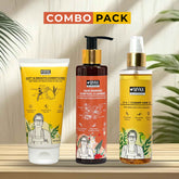 MYKK Hair Damage Control Cleanser Shampoo Shampoo + Soft and Smooth Conditioner + 14 in 1 Champi Hair Oil Combo Pack - Mykk Store